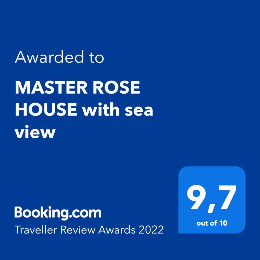 Master Rose House With Sea View Villa Nafplio Ngoại thất bức ảnh